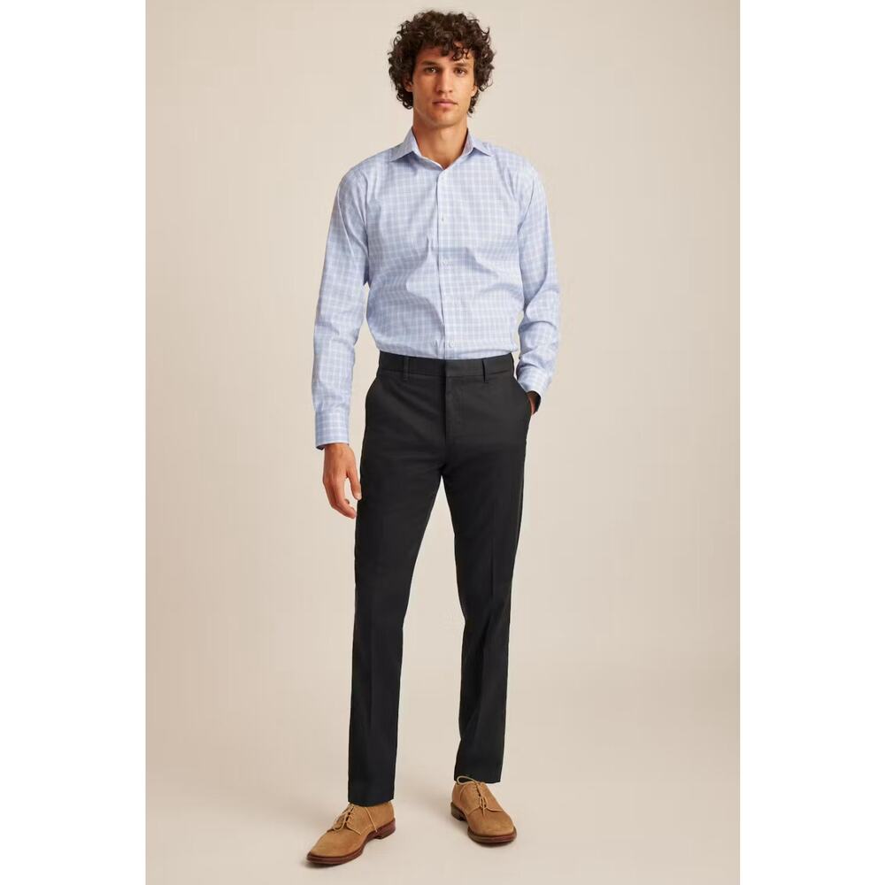 BONOBOS Men’s Weekday Warrior Flat Front Dress Pant Tuesday Black